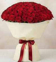 Букет 101 Красная роза Милано в Бирюсинске