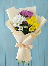 Букет цветов из:  Хризантемы #REPLACE_PRED# Бирюсинске
