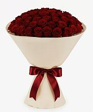Букет 101 Бордовая роза Блэк Бакарра в Бирюсинске