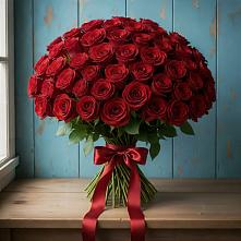 Букет Красные розы Блэк Меджик в Бирюсинске