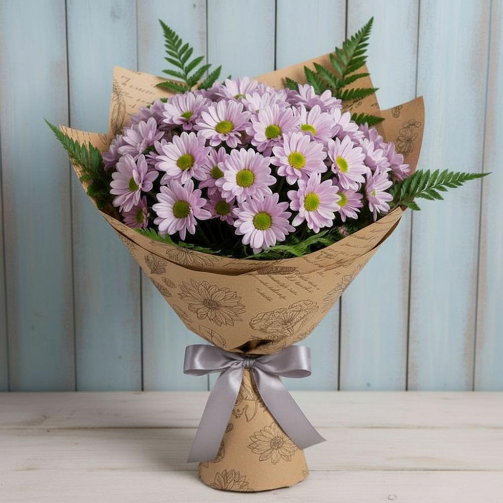 Букет цветов из: Хризантемы в Бирюсинске