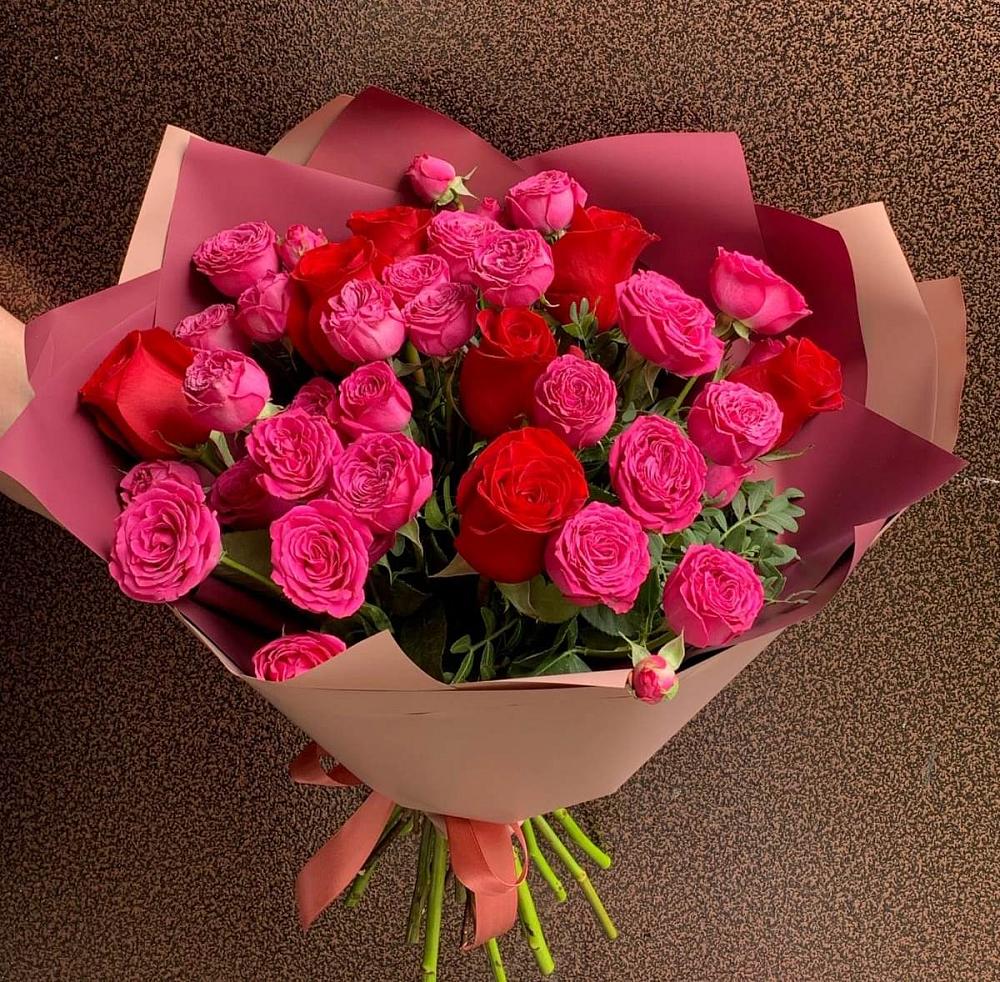 Букет В объятьях нежности в Бирюсинске