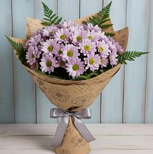 Букет цветов из:  Хризантемы #REPLACE_PRED# Бирюсинске