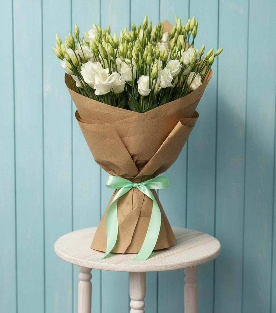 Букет цветов из: Лизиантусы в Бирюсинске