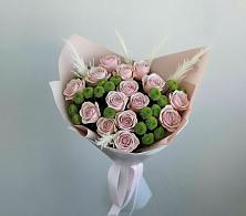Букет цветов из:  Розы и Хризантемы #REPLACE_PRED# Бирюсинске