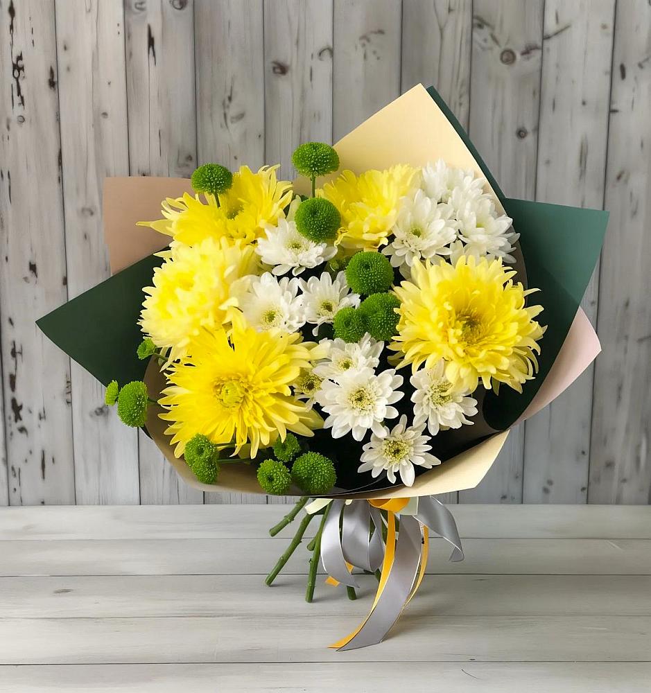 Букет цветов из: Хризантемы в Бирюсинске