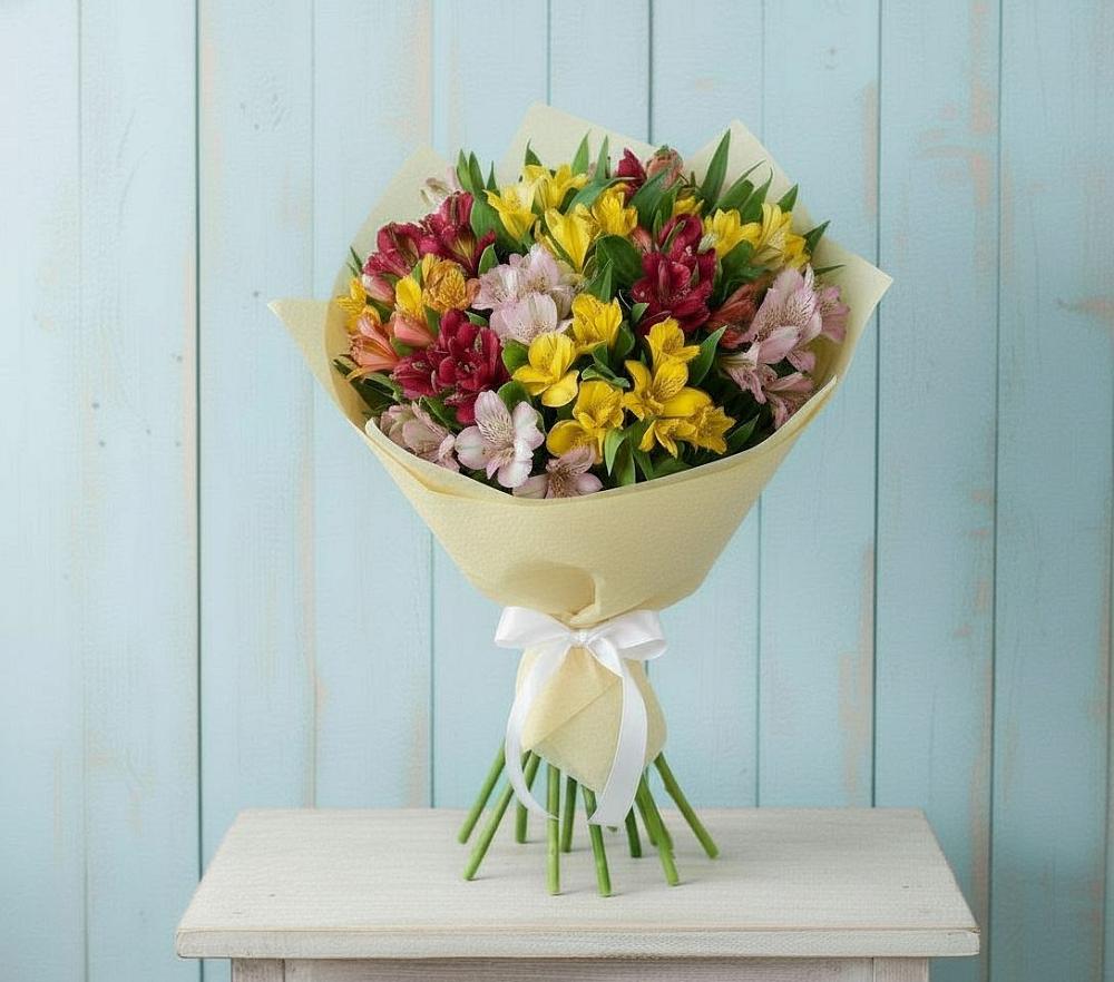 Букет цветов из: Альстромерии в Бирюсинске
