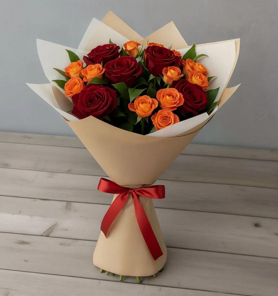 Букет Любовь и восторг в Бирюсинске